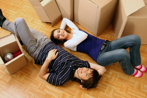 Efficient office moving services in action